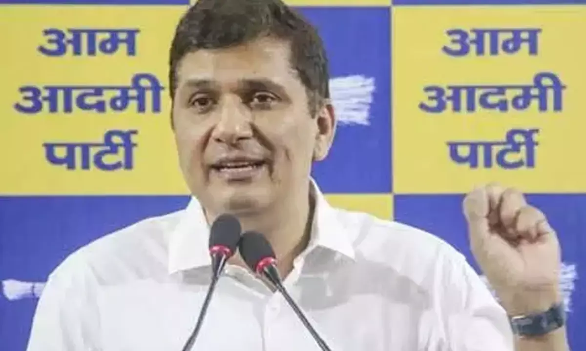 दिल्ली में भीषण गर्मी के बीच लोगों को हो रही पानी की किल्लत : सौरभ भारद्वाज दिल्ली में भीषण गर्मी के बीच लोगों को हो रही पानी की किल्लत : सौरभ भारद्वाज