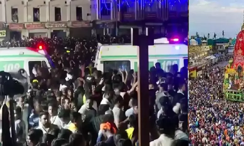 पुरी : जगन्नाथ रथ यात्रा के दौरान भगदड़, तीन की मौत