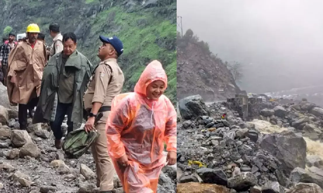Cloud burst in Uttarkashi, nine workers missing