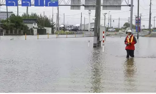 जापान : किरिशिमा में भारी बारिश की आपातकालीन चेतावनी जारी, सावधानी बरतने का किया आह्वान